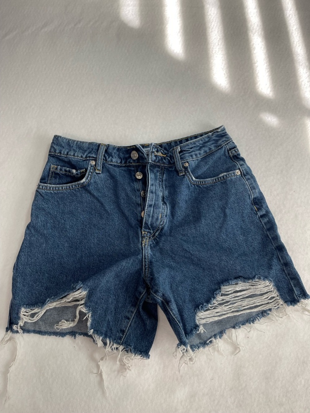 Forever 21 Cutoff‎ Jean Shorts size 26 Blue
